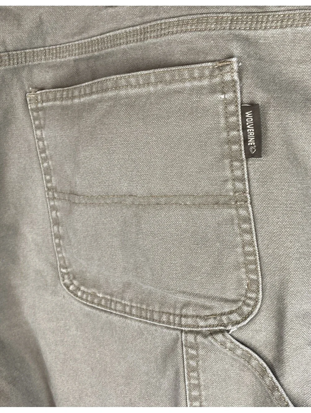 Wolverine Cargo Carpenter Work Shorts Mens Sz 40 Heavy Duty Duck Canvas